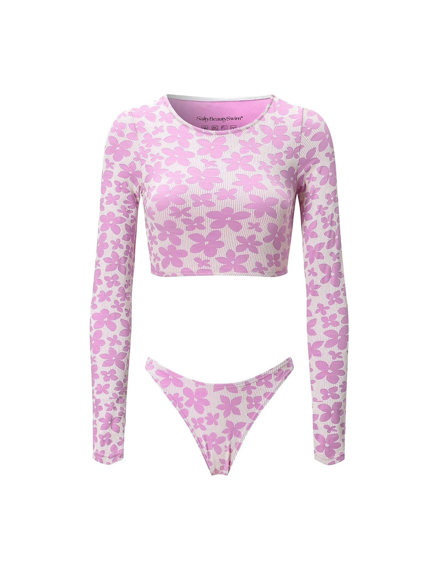 Floral Pink Long Sleeve - TOP